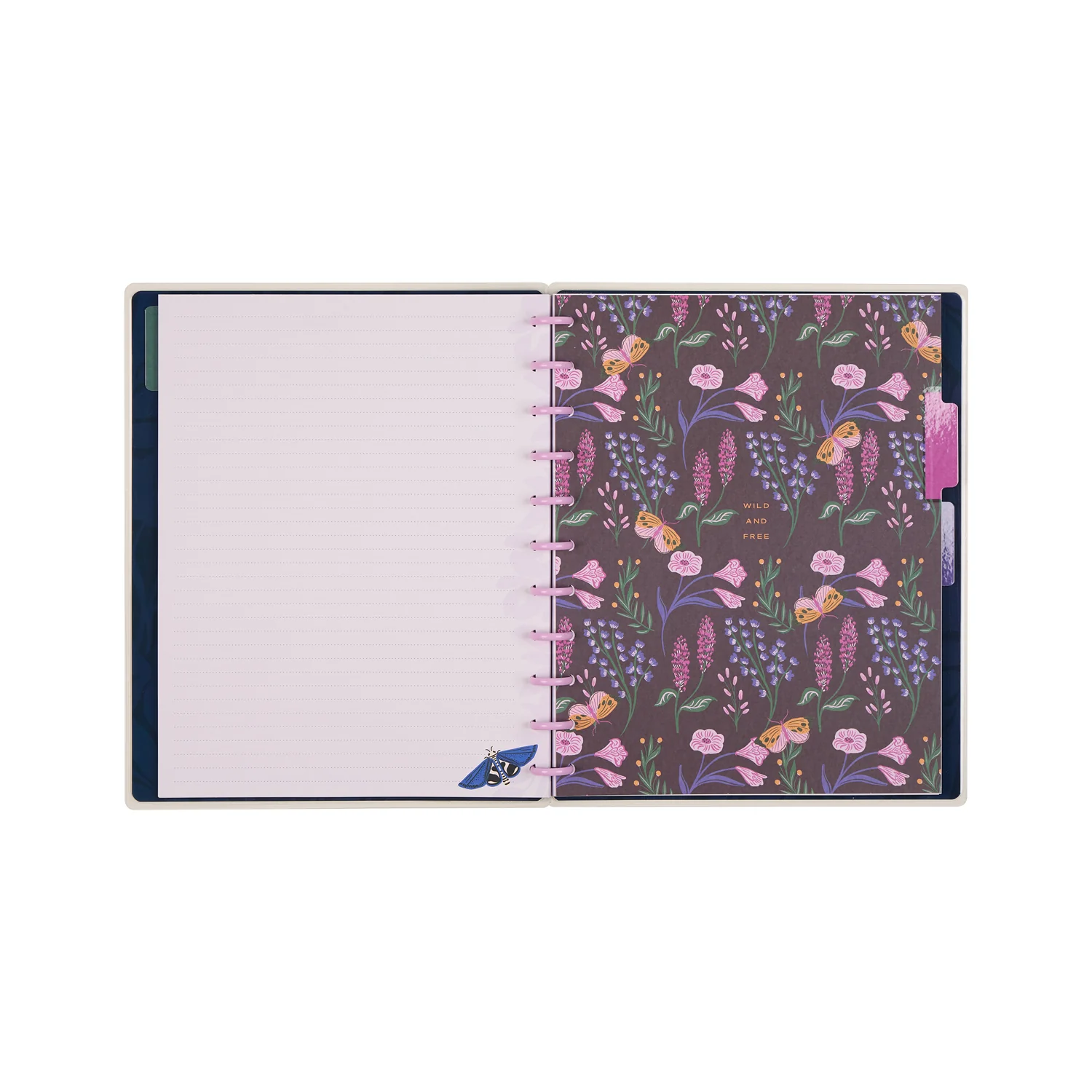 Butterfly Botanics - Dotted Lined Big Notebook - 60 Sheets 9 Butterfly Botanics - Dotted Lined Big Notebook - 60 Sheets