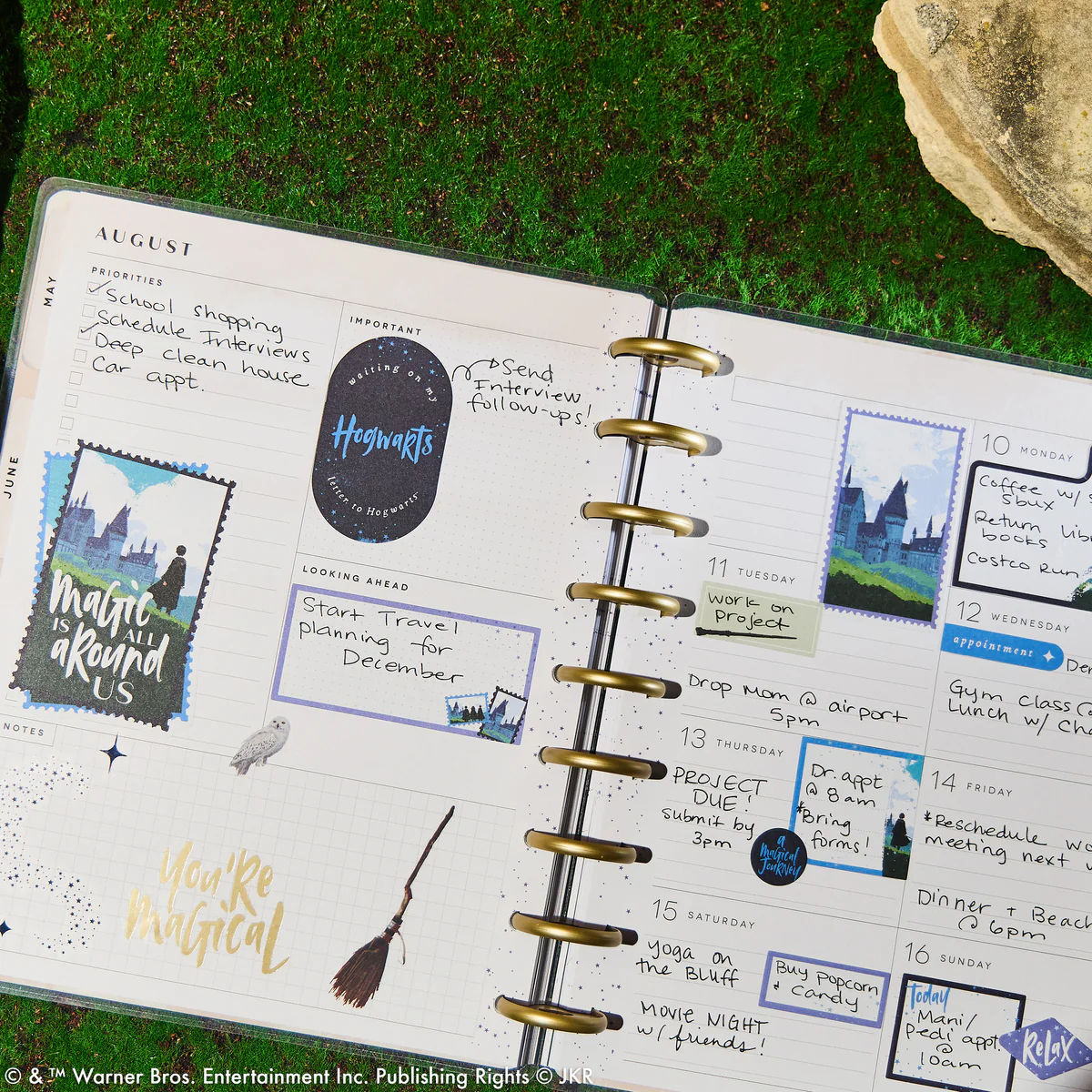 2026 Harry Potter Enchanted Grounds Customizable Planner - Classic Dashboard Layout - 12 Months 4 2026 Harry Potter Enchanted Grounds Customizable Planner - Classic Dashboard Layout - 12 Months