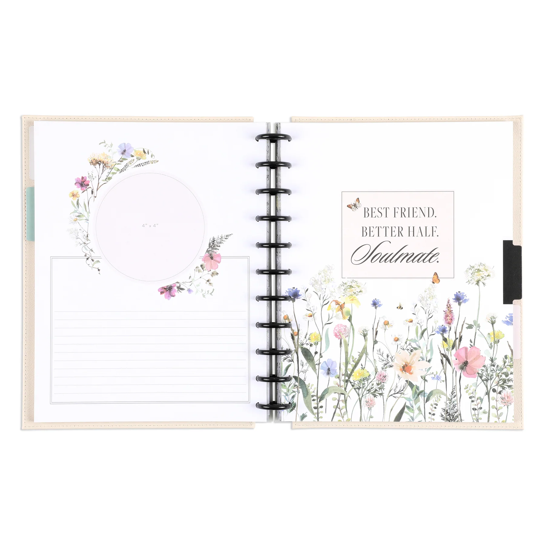 Blooming Romance Wedding - DELUXE Big Happy Memory Keeping Wedding Photo Journal - 80 Sheets 4 Blooming Romance Wedding - DELUXE Big Happy Memory Keeping Wedding Photo Journal - 80 Sheets