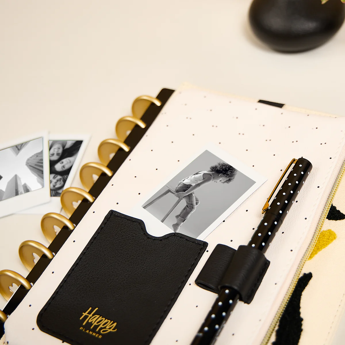 Textured Tile - Classic Banded Pen Pouch With Pen Loop 4 Textured Tile - Classic Banded Pen Pouch With Pen Loop