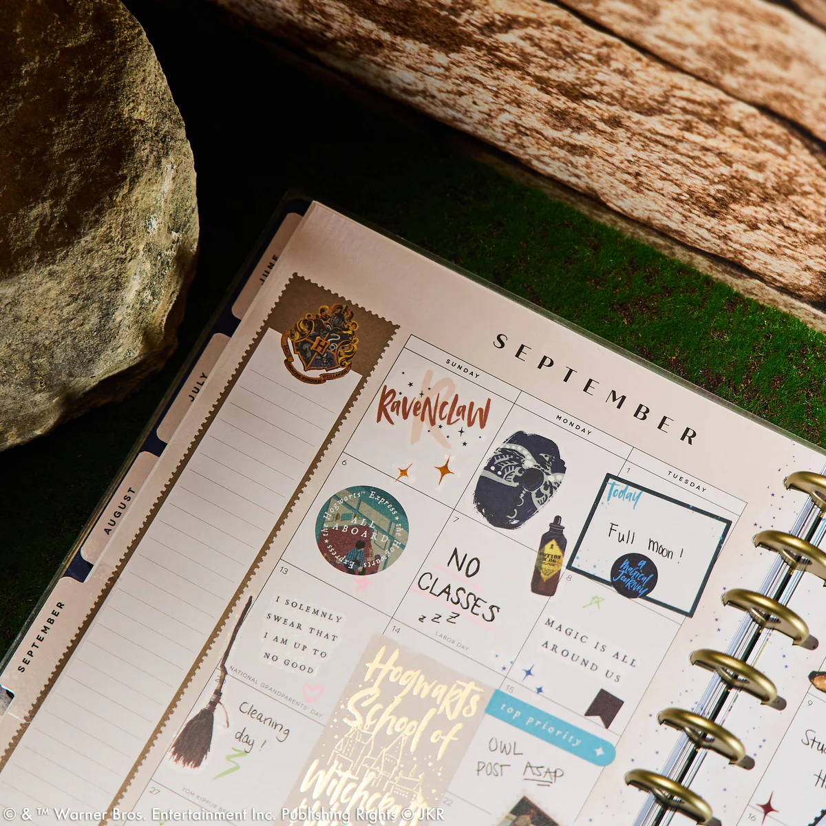 2026 Harry Potter Enchanted Grounds Customizable Planner - Big Color Block Layout - 12 Months 11 2026 Harry Potter Enchanted Grounds Customizable Planner - Big Color Block Layout - 12 Months