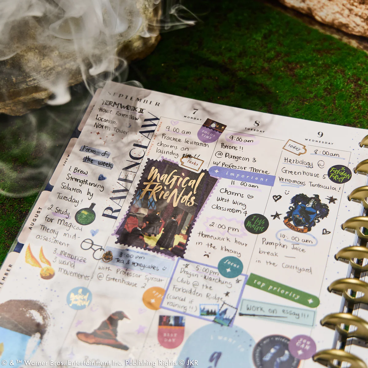2026 Harry Potter Enchanted Grounds Customizable Planner - Big Color Block Layout - 12 Months 13 2026 Harry Potter Enchanted Grounds Customizable Planner - Big Color Block Layout - 12 Months