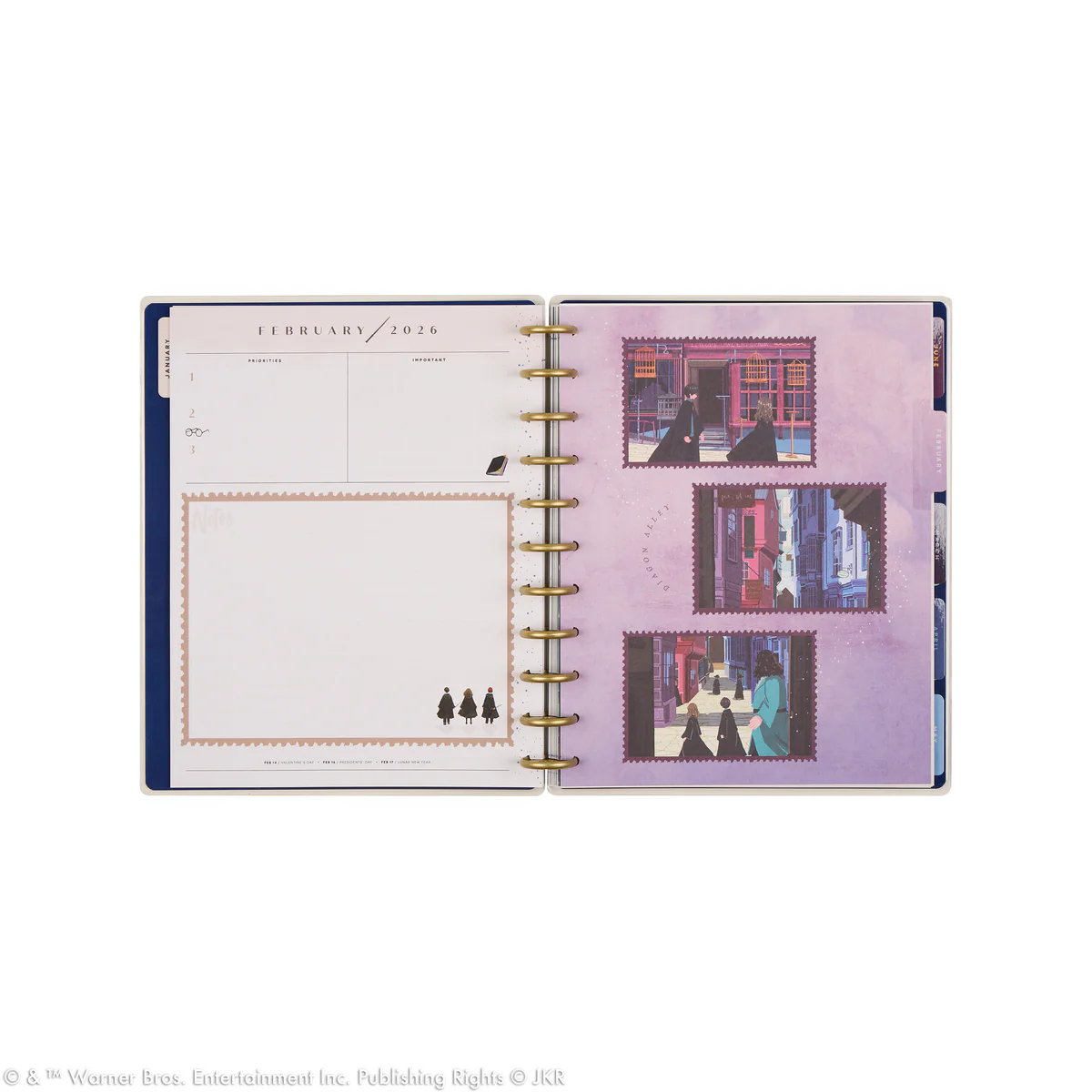 2026 Harry Potter Enchanted Grounds Customizable Planner - Big Color Block Layout - 12 Months 14 2026 Harry Potter Enchanted Grounds Customizable Planner - Big Color Block Layout - 12 Months