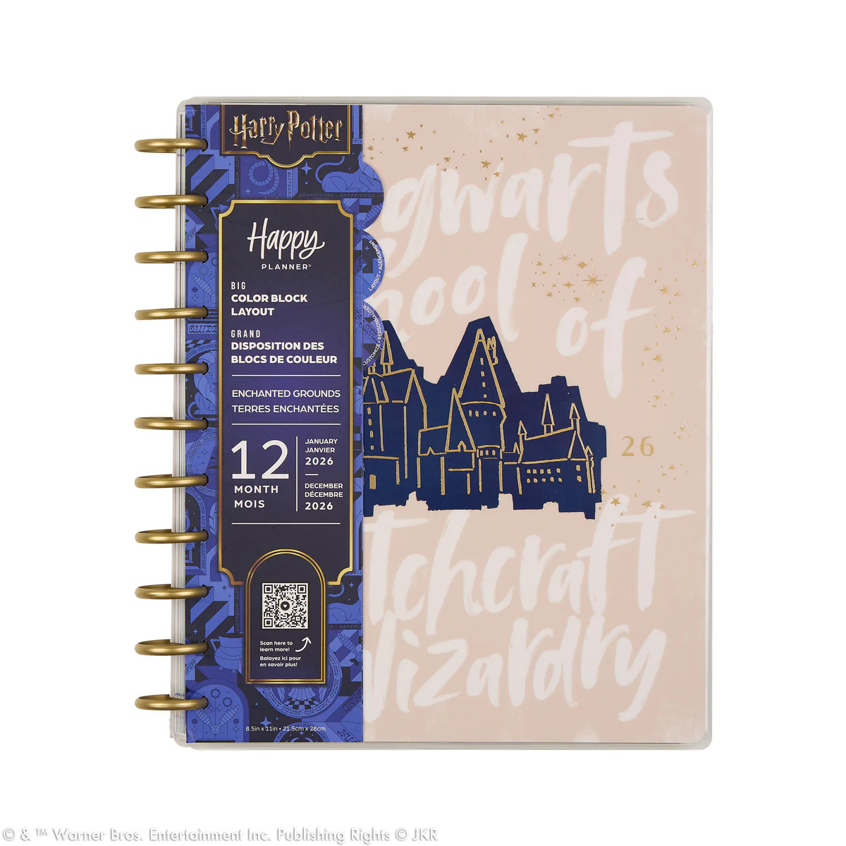 2026 Harry Potter Enchanted Grounds Customizable Planner - Big Color Block Layout - 12 Months 20 2026 Harry Potter Enchanted Grounds Customizable Planner - Big Color Block Layout - 12 Months