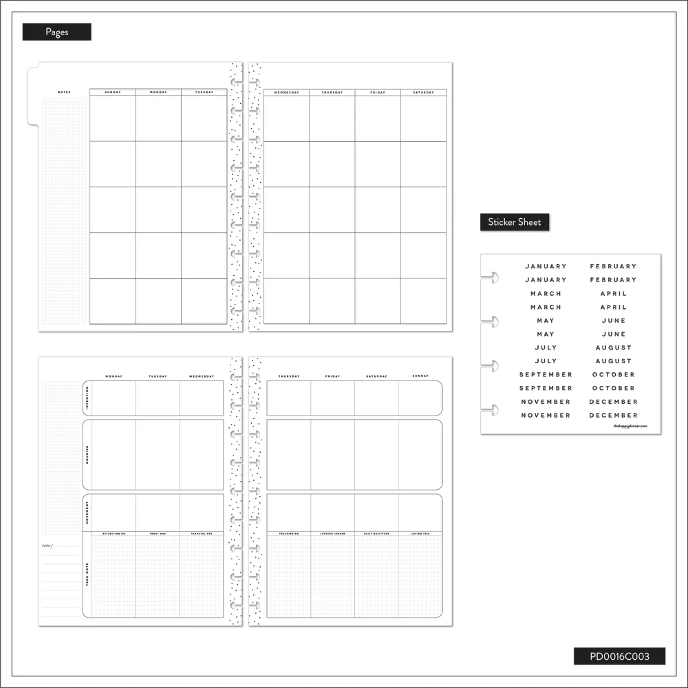 Undated Radiant Soul Customizable Wellness Planner - Classic Wellness Layout - 12 Months 10 Undated Radiant Soul Customizable Wellness Planner - Classic Wellness Layout - 12 Months