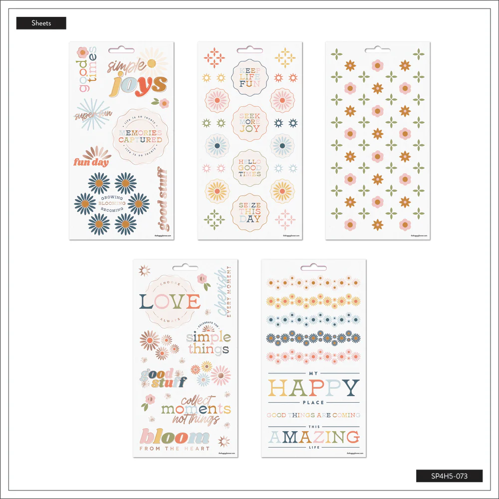 Simple Joys - 5 Sticker Sheets 5 Simple Joys - 5 Sticker Sheets