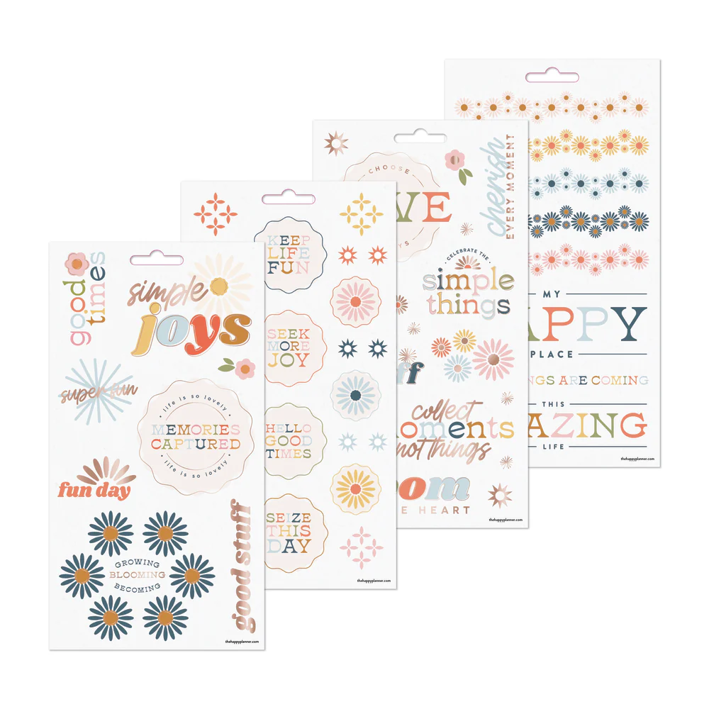 Simple Joys - 5 Sticker Sheets 8 Simple Joys - 5 Sticker Sheets
