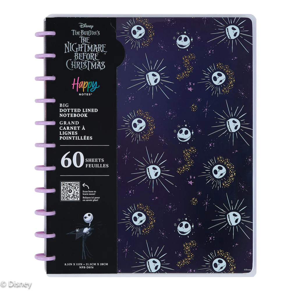 Disney Tim Burton's The Nightmare Before Christmas Celestial - Dotted Lined Big Notebook - 60 Sheets 9 Disney Tim Burton's The Nightmare Before Christmas Celestial - Dotted Lined Big Notebook - 60 Sheets