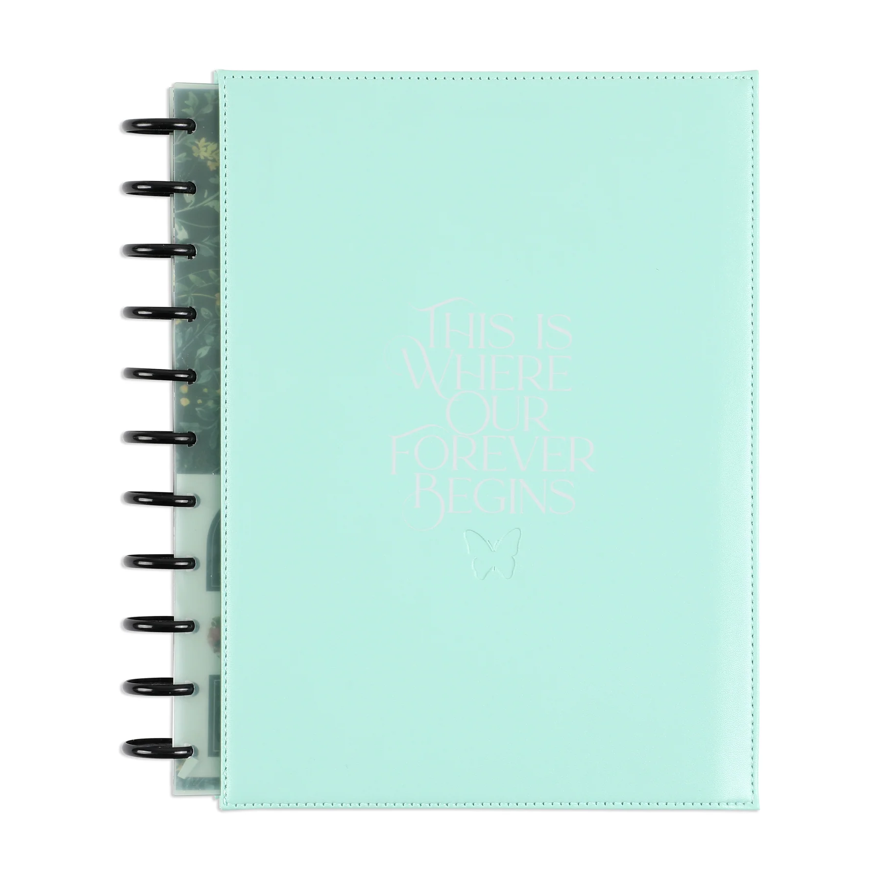 Blooming Elegance Wedding - DELUXE Big Happy Memory Keeping Wedding Photo Journal - 80 Sheets