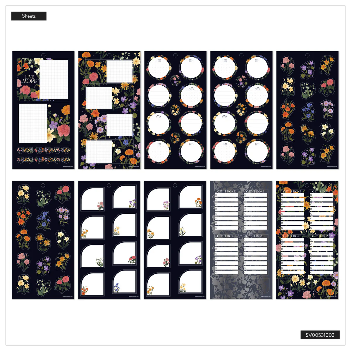Dark Garden - Value Pack Stickers - Big 7 Dark Garden - Value Pack Stickers - Big
