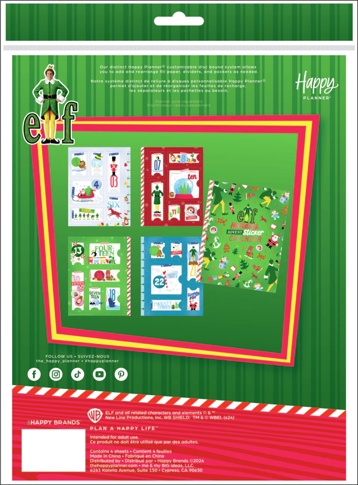 Elf - Classic Sticker Advent Calendar 10 Elf - Classic Sticker Advent Calendar