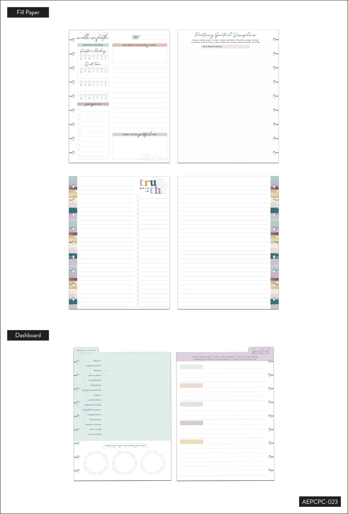 Simple Faith - Classic Planner Companion