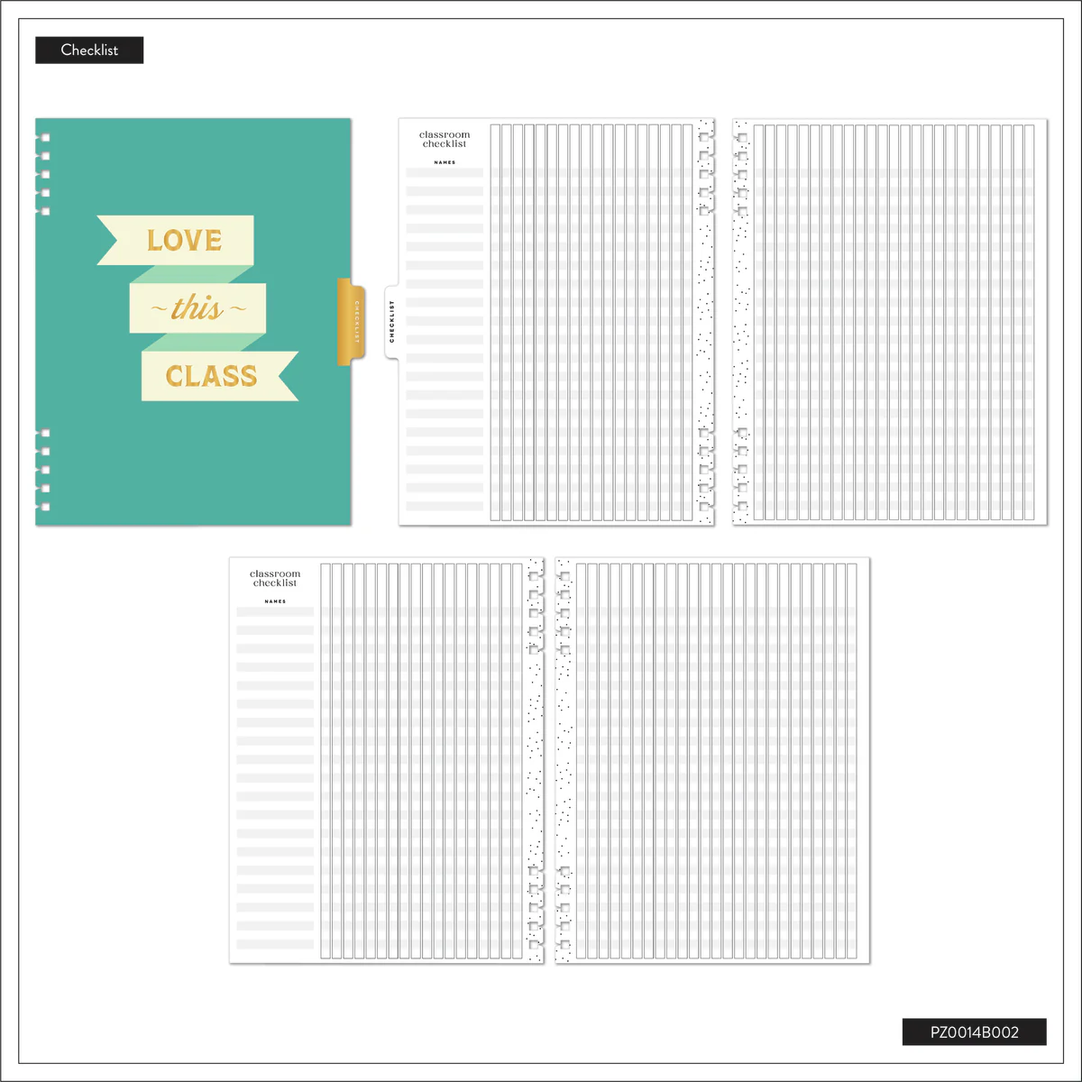 2025–2026 Mod Teacher Customizable Spiral Teacher Planner - Big Teacher Layout - 12 Months 14 2025–2026 Mod Teacher Customizable Spiral Teacher Planner - Big Teacher Layout - 12 Months