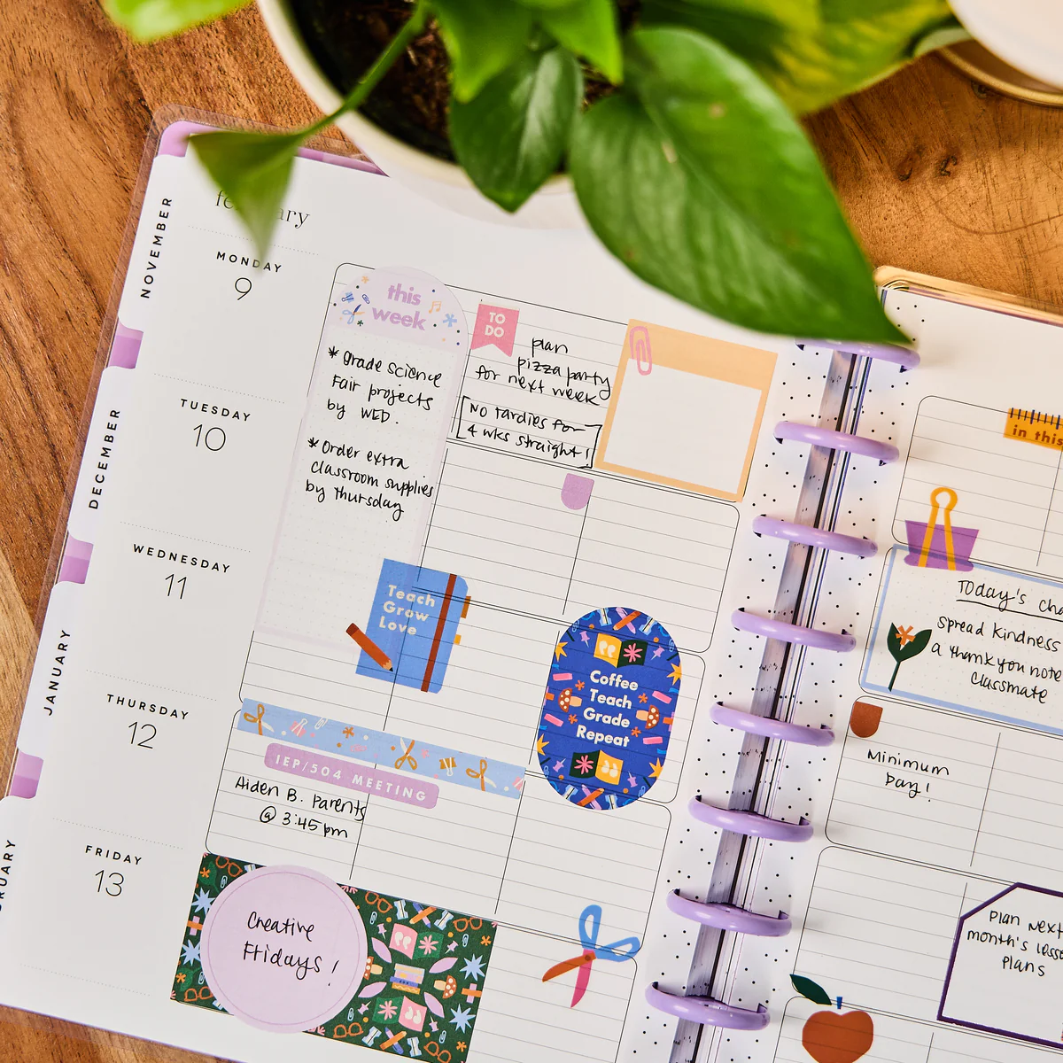 2025–2026 Heart Work Customizable Teacher Planner - Classic Teacher Layout - 12 Months 4 2025–2026 Heart Work Customizable Teacher Planner - Classic Teacher Layout - 12 Months